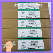 CPPL24WBLY New Panduit Mini Com Modular Patch Panel w/ Faceplates Fits Cat 6 5E picture