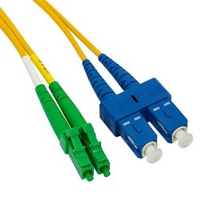 LC/APC to SC/UPC OS2 Singlemode Duplex Fiber Patch Cable 1m to 25m picture