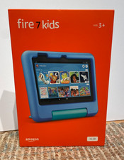 Amazon Fire 7 Kids Tablet 12th Gen 16GB Blue Factory Sealed Brand NEW IN BOX NIB picture