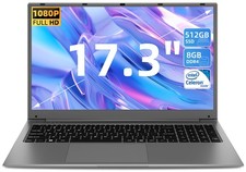 SGIN 17.3 inch Laptop Intel 4-Cores 12GB RAM 128GB 256GB 512GB SSD Computer WIFI picture