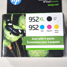 HP Genuine 952XL/952 Inkjet Cartridges 4-Pack BK C M Y (HP 952XL) picture