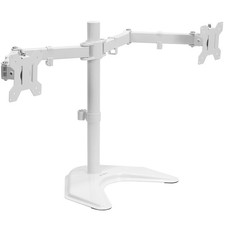 VIVO White Dual Monitor Articulating Desk Stand Mount, Fits Up to 32