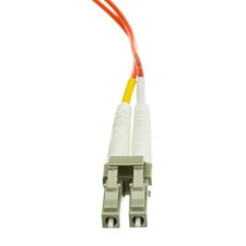 10 Meter LC to LC Multimode 50/125 Duplex Fiber Optic Cable - Orange picture