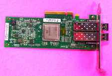 Genuine Dell Qlogic QLE2562 PCIe x8 8GB Dual Port Hot Bus Adapter Card KV00H picture