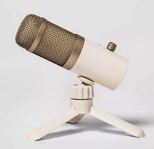 Heyday Desktop Microphone Stone White  6ft Cord Compatible   V84J picture