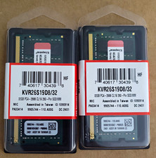 Kingston ValueRAM 64GB (2x32GB) DDR4 PC4-2666 CL19 SO-DIMM 260-Pin KVR26S19D8/32 picture