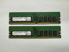 (Lot of 2) Micron 16GB 2Rx8 PC4 2400T DDR4 RAM MTA18ASF2G72AZ 2G3B1ZG (Tested) picture