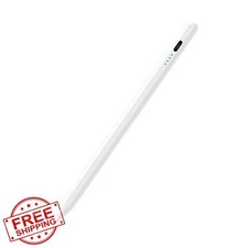 Universal Active Stylus Pen for Tablets Smartphones White Rechargeable picture