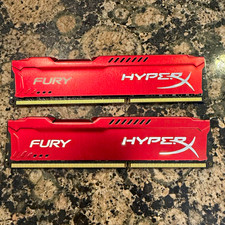 HyperX Fury 16GB (2x8GB) DDR3-1866 PC3-14900 240-Pin DIMM HX318C10FRK2/16 picture
