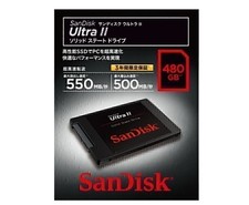 SanDisk Ultra II SDSSDHII-480G-J25C 2.5inch 7mm 480GB SATA SSD BOX Unopened picture