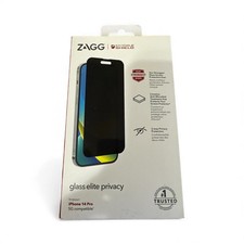 Zagg InvisibleShield Glass Elite Privacy Screen Protector iPhone 14 Pro picture