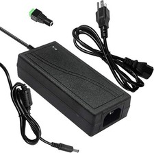 24 Volt 6 Amp Power Supply,100-240V AC to DC 24V 6A 5A 4A 3A 2A 1A black  picture