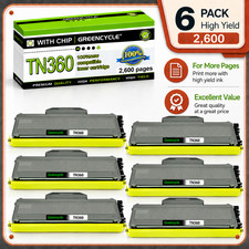 6PK TN360 TN330 Toner Cartridge For Brother HL-2170W MFC-7320R MFC-7345N Printer picture
