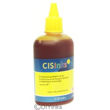 CISinks 100ml Yellow Refill Ink Bottle alternative for Artisan 810 837 730 picture