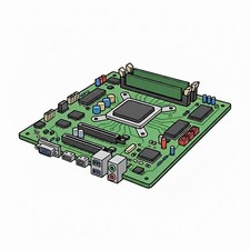 ASROCK H110E1 System Board picture