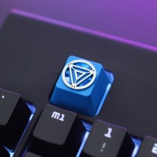 DC Theme Iron Man Reactor Zinc Alloy Keycap For Cherry MX Mechanical Keyboard picture