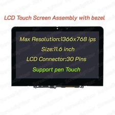 For Lenovo 300w Gen 3 82J1 82J2 82J1000GSS 5M11C85596 LCD touch screen assembly picture