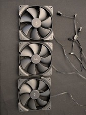 Three (3x) Fractal Design Aspect 14 140mm Case Fans - Black picture