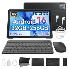 AEEZO 10/11 inch WIFI Tablet Android 16 IPS Full HD 30GB/32GB + 128GB/256GB LED picture