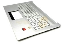 GENUINE HP 17-CP0076NR LAPTOP PALMREST WITH KEYBOARD ASSEMBLY M50458-001 GRADE B picture