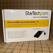 StarTech USB32HD4K USB 3.0 to HDMI External Video Display Adapter 4K NEW SEALED picture