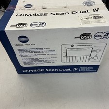 Konica Minolta Dimage Scan Dual IV AF-3200 Film and Slide Scanner Power USB Cord picture