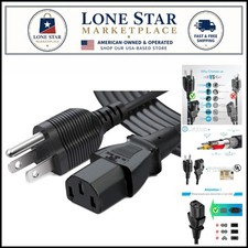 Reliable 10ft AC Power Cord with NEMA 5-15P - Perfect for Everyday Use picture