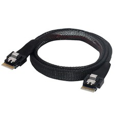 SFF-8654 Slim SAS  Target Cable 38pin Host to SAS 4.0 SFF-8654 4i PCI-E Slimline picture