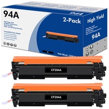 2 PK CF294A 94A Toner Cartridge For HP LaserJet Pro M118dw MFP M148fdw M148dw picture