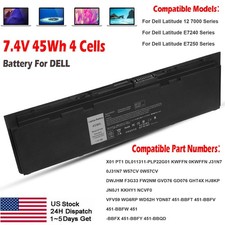 LOT E7240 GVD76 Battery For Dell Latitude E7250 VFV59 F3G33 WD52H KKHY1 451-BBFW picture