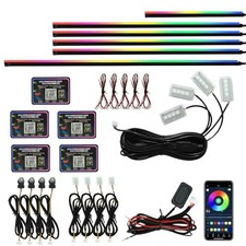 Interior Car Strip Lights Dreamcolor Acrylic Car Decorative Lights with APP picture