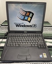 Vintage Dell Latitude C610 Pentium III Windows 98 DOS Compatible Laptop Serial picture