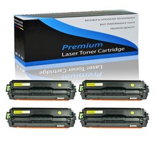 4 PK Yellow Toner CLT-Y504S Y504S Fits For Samsung CLP-415 CLX-4195fw SL-C1860 picture