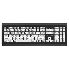 Magnus 325 | Wireless Large Print Computer Keyboard High Contrast Set 1 PCS picture