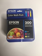 Genuine EPSON 200 Cyan Magenta & Yellow Ink Cartridges T200520 Expired 11/2018  picture