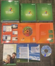 Vintage 2002 Microsoft Windows XP Home Edition Upgrade CD SP1 Full Retail Box picture