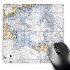3dRose, Print of Nautical Chart Of Nantucket Island, Mouse Pad picture