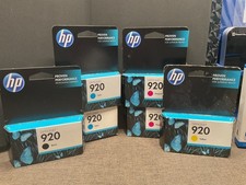 6-PACK HP GENUINE 920 BLACK &  COLOR INK  picture