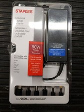 Staples 90W universal laptop adapter Acer HP ASUS Dell Lenovo Toshiba new  picture