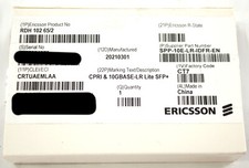 Ericsson RDH 102 65/2 CPRI & 10gbase-LR Lite SFP+ SPP-10E-LR-IDFR-EN CRTUAEMLAA picture
