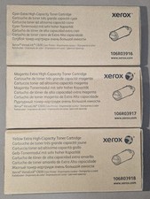 Genuine Set of 3 Xerox 106R03916/17/18 Extra High Capacity CMY Toners VersaLink picture