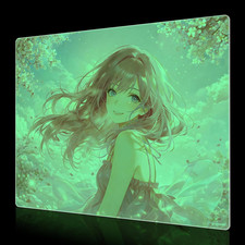 Glow Pattern Tempered Glass Mousepad, Gaming Glasspad 15.7X11.8 (15.7L picture