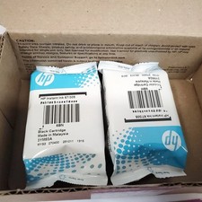 GENUINE HP INSTANT INK 67/305 2 PACK SEALED BLACK AND TRI-COLOR CARTRIDGES - NEW picture
