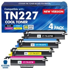 Toner Cartridge 4 Pack High Yield Black Cyan Magenta Yellow for Printer picture