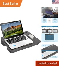 Charcoal Lap Desk with Device Ledge - Perfect for Comfort and Stability picture