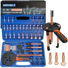 55-in-1 Bearing Puller Kit Blind Hole Inner Outer Gear Splitter 30-95mm Case picture
