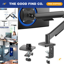 Fully Adjustable Single Monitor Stand for 17-32