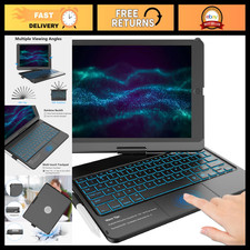 Touchpad Keyboard Case for iPad 9th/8th/7th Gen - Slim, Lightweight, Black picture