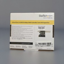 StarTech.com 4 Port PCI Express 2.0 SATA III 6Gbps RAID Controller Card with Hyp picture