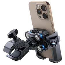 Motorcycle Phone Holder Mount Handlebar Shockproof 360 Universal Waterproof picture